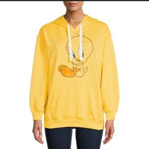 Tweety Warner Bros. Looney Tunes Yellow Hoodie